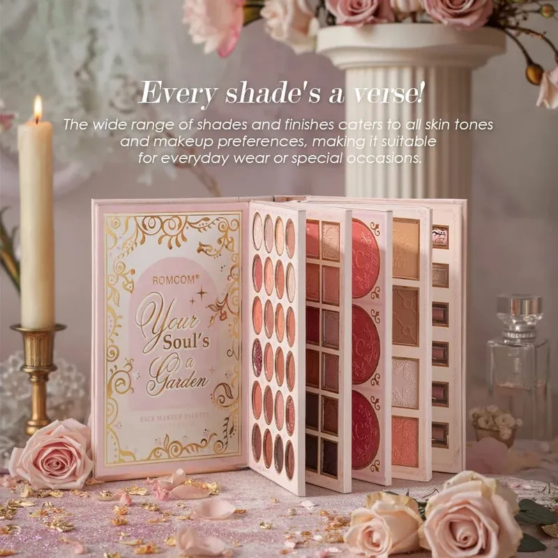 Κιτ μακιγιάζ 5 σελίδων Full Face Matte & Shimmer Eyeshadow Blush Contour Lip Gloss Mascara για ευέλικτες εμφανίσεις μακιγιάζ — image 3