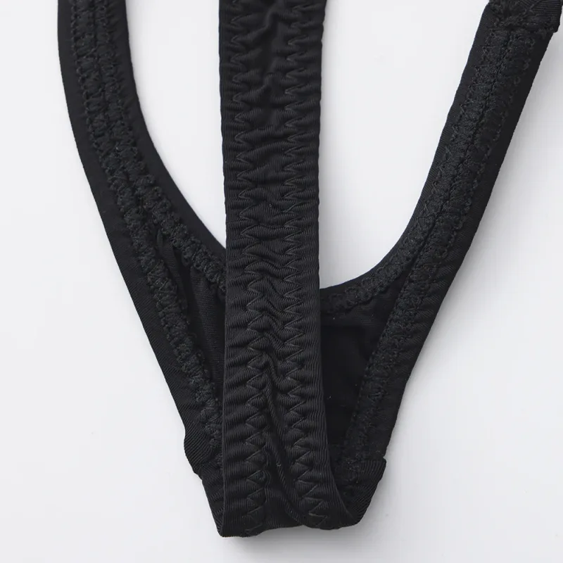 Sexy Men Underwear Thongs with Front Open Pouch Low Rise Fit High Elastic Stretch for Club Party 95%Polyester+5%Spandex — image 18