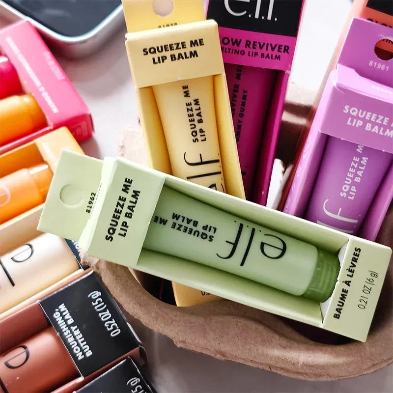 Hot Sale New Elf Bubblegum-Cherry Mango-Watermelon Lasting Moisturizer Lip Gloss Lip Balm & 8 Colors Cream Blush Brand Cosmetics — image 5