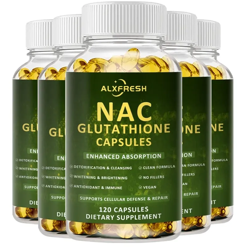 Prémium NAC + Glutation Complex Detox és Antioxidáns Boost C-vitaminnal | Májtámogató immunrendszer egészségügyi kiegészítő — image 9