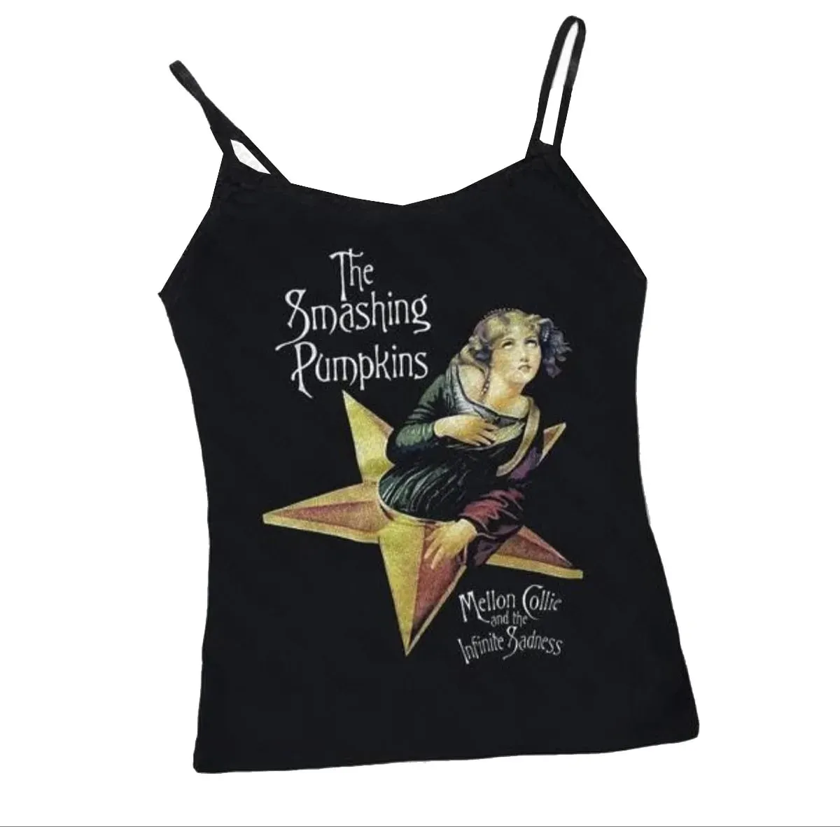 Γυναικείο γοτθικό στυλ αράχνης Cami Tank Top Αμάνικο Spaghetti λουράκι Y2K Slim Cropped Camisole Dark Punk Streetwear τοπ — image 15