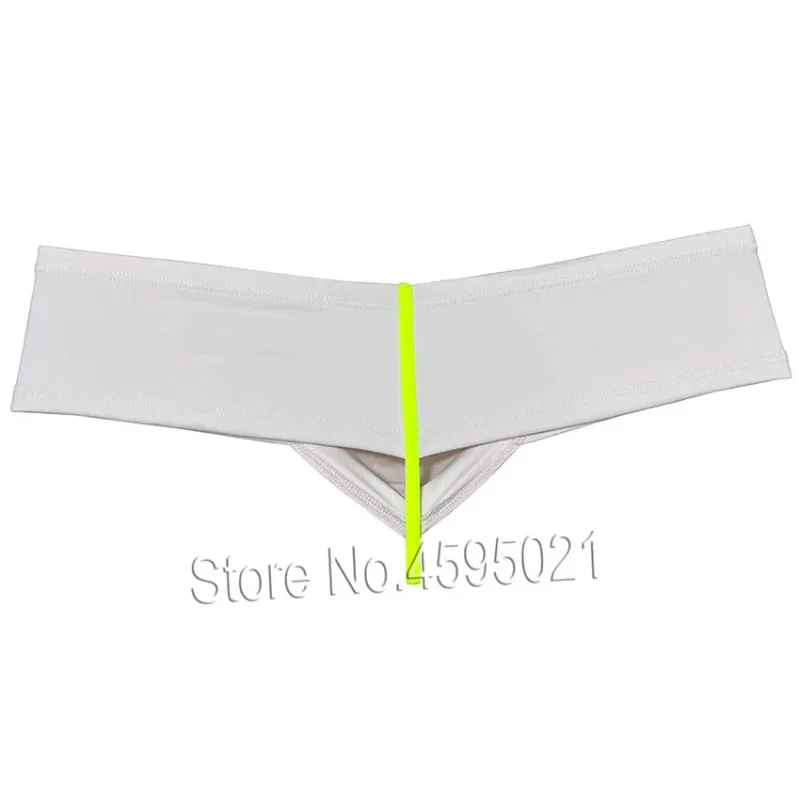 Men's Sexy Low Rise Mini Briefs Panties Solid String Crotch Brazilian Bikini Underwear Solid Enhance Pouch Boxer Briefs for Men — image 8