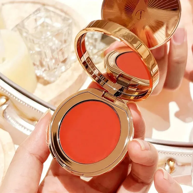 CT Lip Cheek Κρέμα ρουζ διπλής χρήσης Δύο Χρώμα Highlight Powder Αδιάβροχο ρουζ και δίχρωμες ανταύγειες Blusher Cosmetics — image 4
