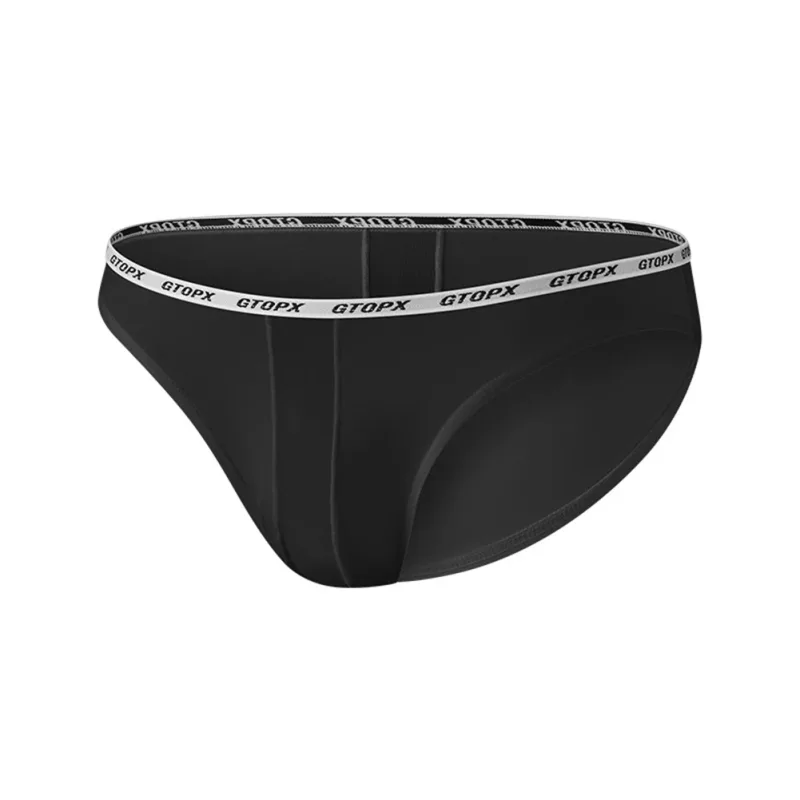 U Convex Pouch Low Waist Men\'s Briefs Transparent Mesh Underpants Thin Breathable Fabric Suitable for All Seasons