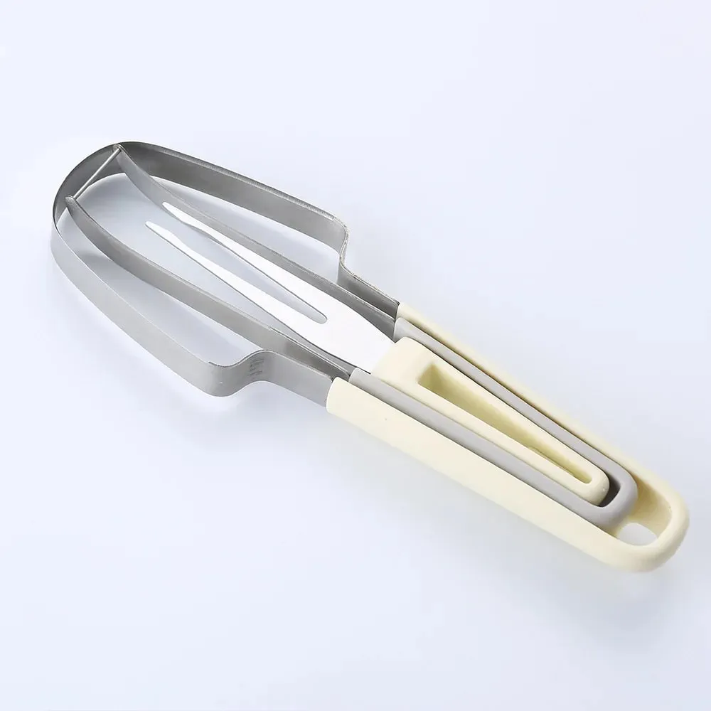 3-in-1 Watermelon Fork Slicer Cutter 2024 Stainless Steel Fruit Watermelon Cutting Tool Fork Slicer Knife Set for Home Kitchen