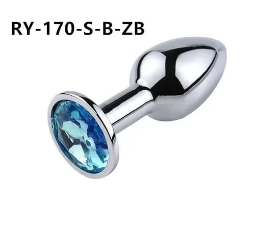 1Pcs Crystal Anus Metal anal plug Jewelry base novice player to senior player 5 size SM Butt g-point massage BDSM sex toys — image 8