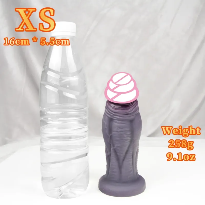 Τεράστιο πρωκτικό Dildo Buttplug Αυνανιστής πρωκτού σιλικόνης με 4 μεγέθη Big Dick Prostate Massager Spot Stimulation Sex Toys 18+ — image 9