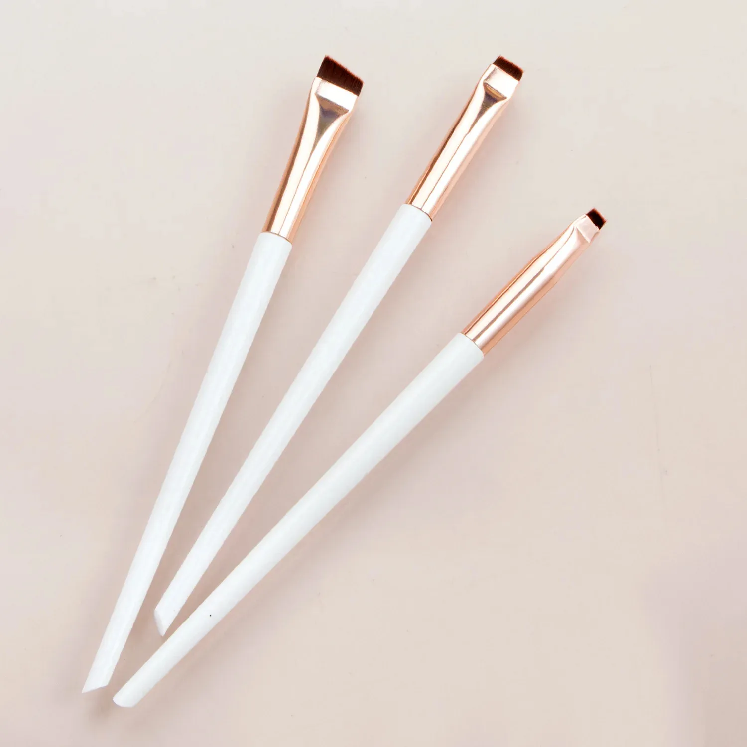 3 τμχ/σετ Blade Eyeliner Brush Brush Brush Portable Flat Fine Eye Liner Brow Contour Makeup Brushes Εργαλείο μακιγιάζ — image 6