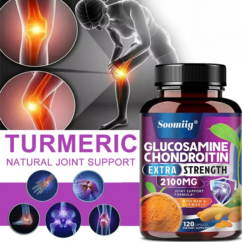 Glucosamine Chondroitin Turmeric MSM - Triple Strength Helps with Joint Mobility Συμπλήρωμα υποστήριξης αρθρώσεων Immune Health — image 5
