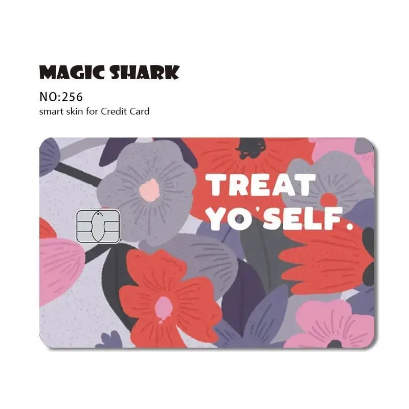Magic Shark Dog Meme Hunter Snake Stonks 3M ματ μπροστινό αυτοκόλλητο PVC Κάλυμμα μεμβράνης για τραπεζική χρεωστική πιστωτική κάρτα — image 17