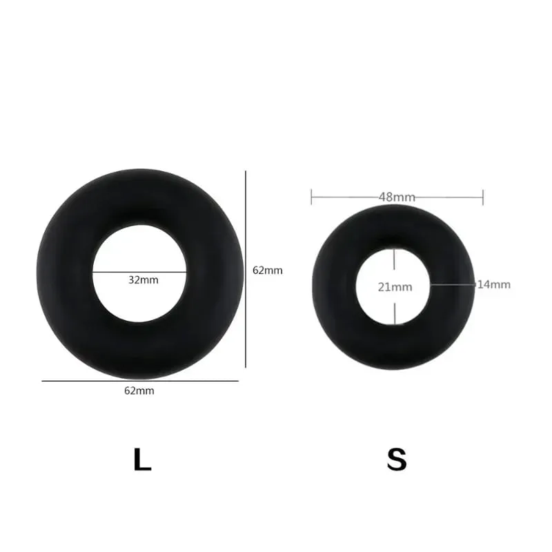 Silicone Penis Ring Lock Sperm Delay Rings for Men Gay Delay Ejaculation Soft Ring Adult Sex Toys Male Masturbator Cock Ring — image 4
