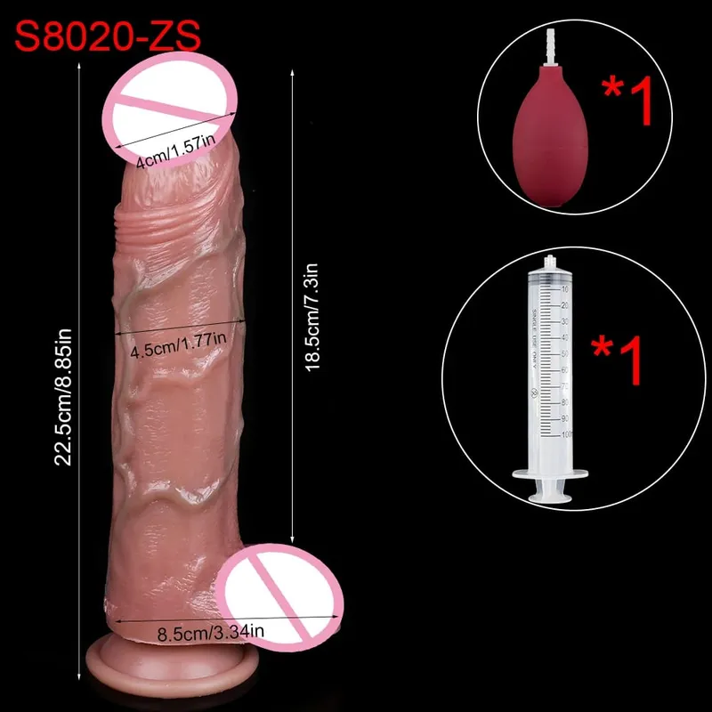 5 Styles Ultra Squirting Dildo Anal Plug Sex Toys For Men Women Gay Masturbator Ejaculating Adult Toys — image 19