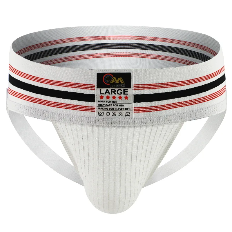 Men Underwear Athletic Jock Strap Supporter Classic Thong Elastic Wide Waistband Underpants Breathable Jockstrap Sexy Lingerie — image 40