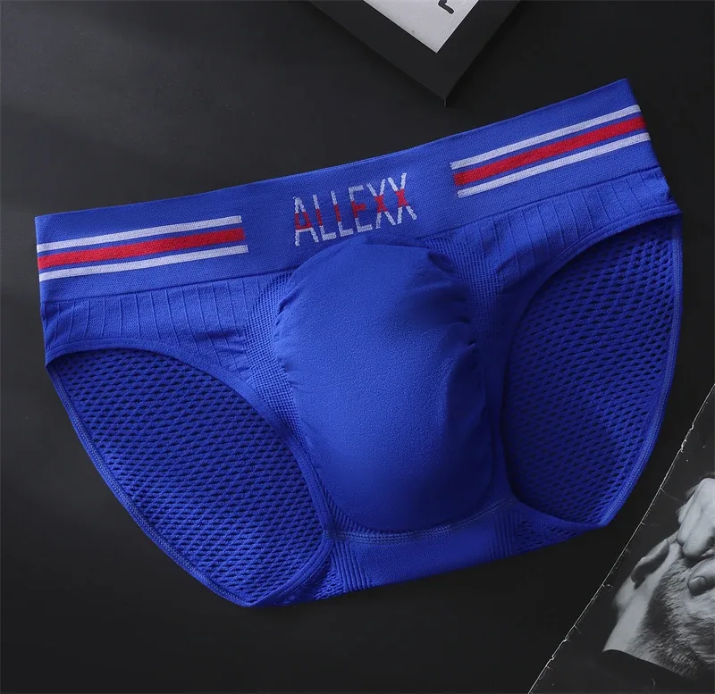 Nen's underwear Letter wide waist cuecas masculino sexys tøy men cueca mesh sissy lencerías muy hot U convex calzoncillos hombre
