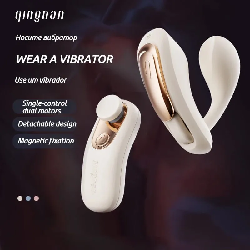 Wear vibrator telescopic G-spot clitoral stimulator Wireless control couple flirting Woman sex toys U-vibrator G-spot Sex shops — image 3