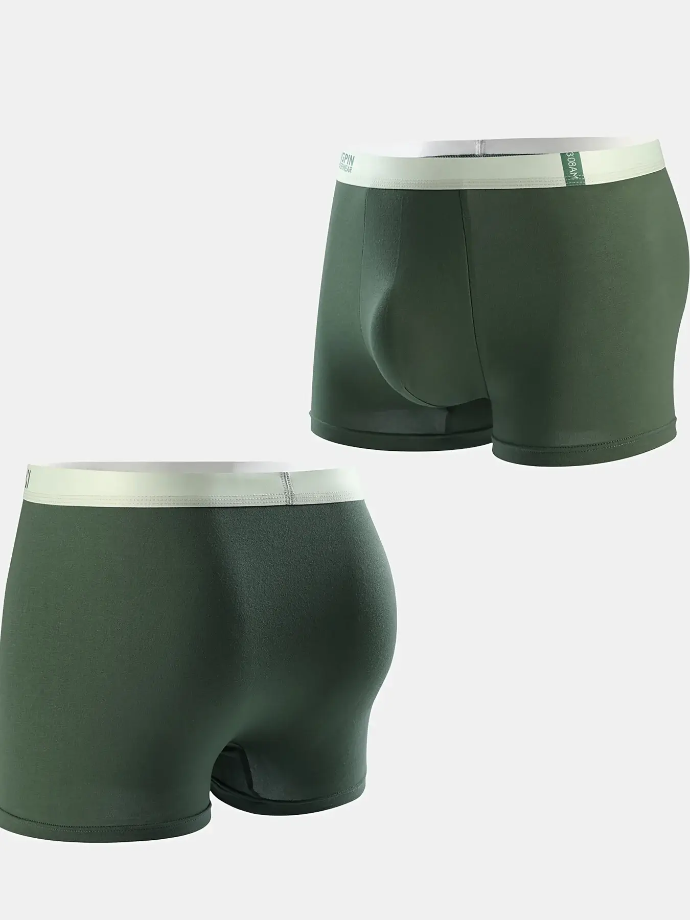 4Pcs/Set Boxers Man's Bamboo Fiber Panties Casual Fashion Underpants Breathable Men's Boxer Shorts Sports Homme Underwear S-XXL — image 4