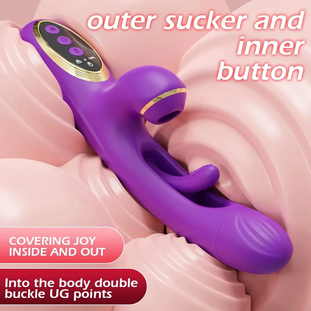 מוצץ רטט מנפנף לנשים דגדגן G Spot Stimulator דילדו הקשה נרתיק לעיסוי רוטט למבוגרים צעצועי מין נקבה 18+ — image 2