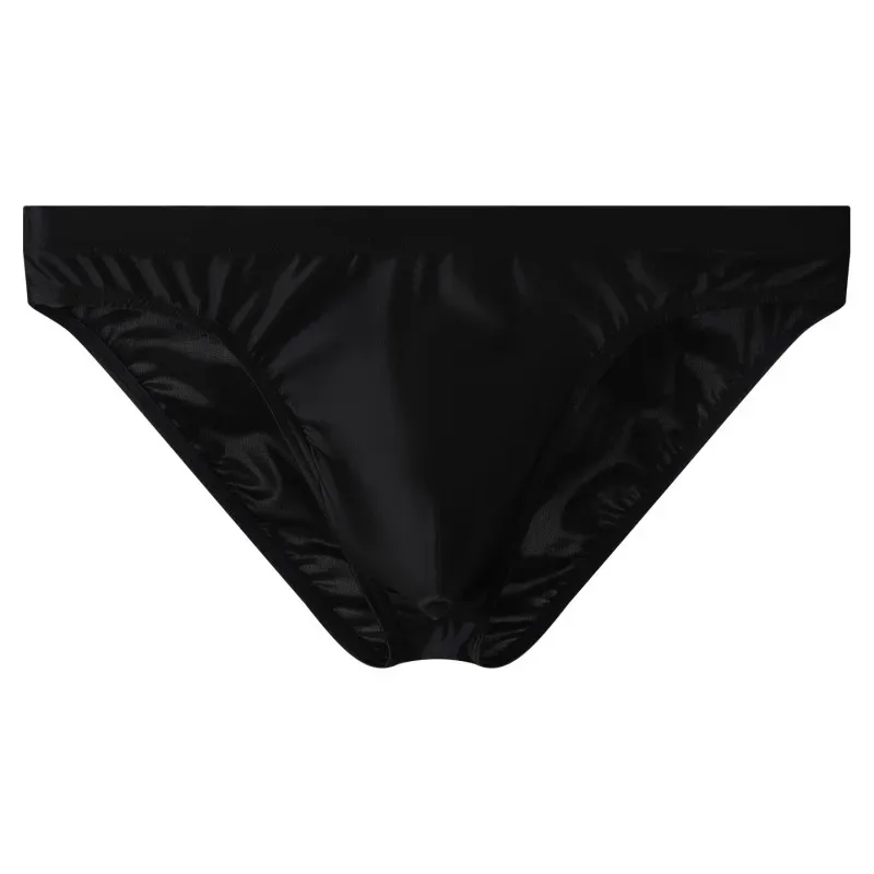 Men Solid Briefs Underwear Man Sexy Glossy Underpants Cuecas Calzoncillos Ropa Interior Hombre Slips Male Pouch Panties — image 22