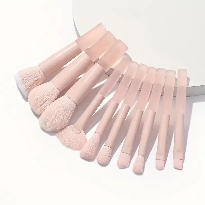12Pcs Blue Makeup Brushes Set Professional Foundation Powder Blending Blush Concealer Synthetic Fiber Bristles Brush — image 8