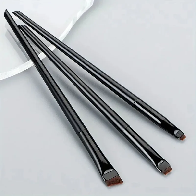 3Pcs/set Blade Eyeliner Brushes Eyebrow Brush Portable Flat Fine Eye Liner Brow Contour Makeup Brush Make Up Tool Wholesale — image 8