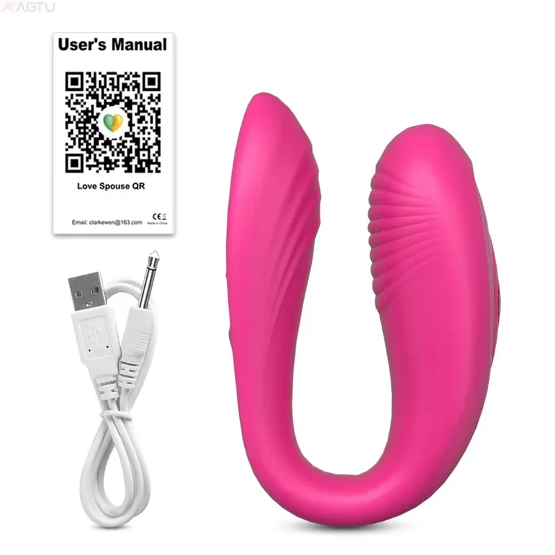 Remote Control U Type Vibrator for Women Clitoris Stimulate G-Spot Vagina Massage Female Masturbation Sex Toys for Couple — image 11