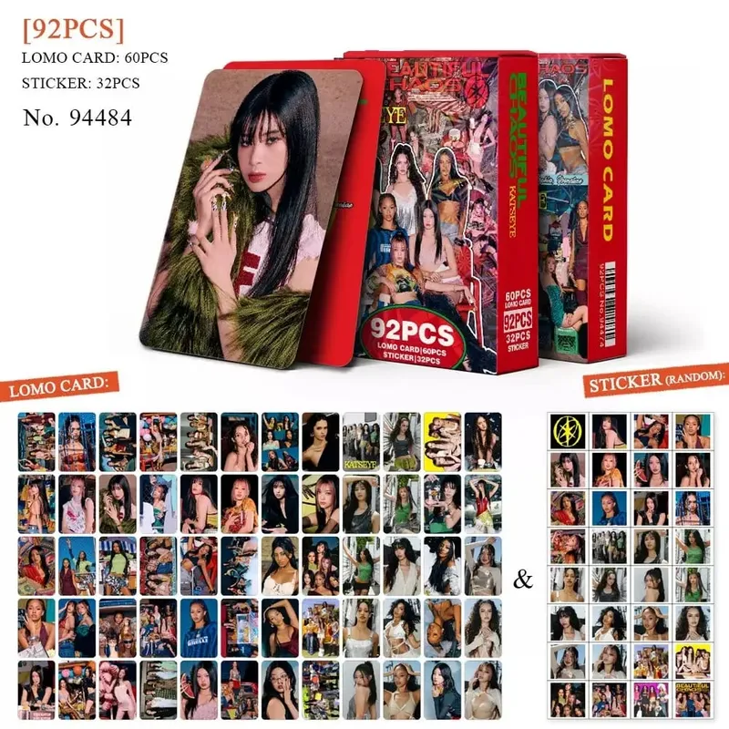 92 ΤΕΜ Kpop Hot Idol MANON SOPHIA DANIELA LARA MEGAN YOONCHAE Self Made HD Lomo Cards Fans Collection Photocards Gifts Small Cards — image 7
