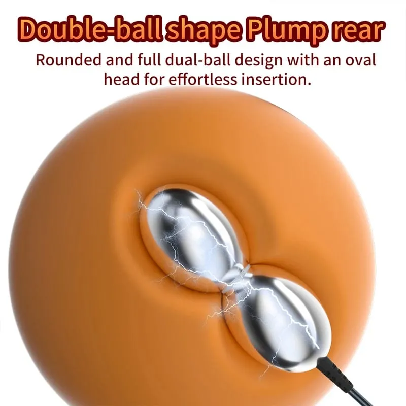 SM Electric Shock Double Balls Anal Butt Plug Prostate Massager E-stim Sex Toys For Men Gay Women Vagina Stimulation Ass Dilator — image 2