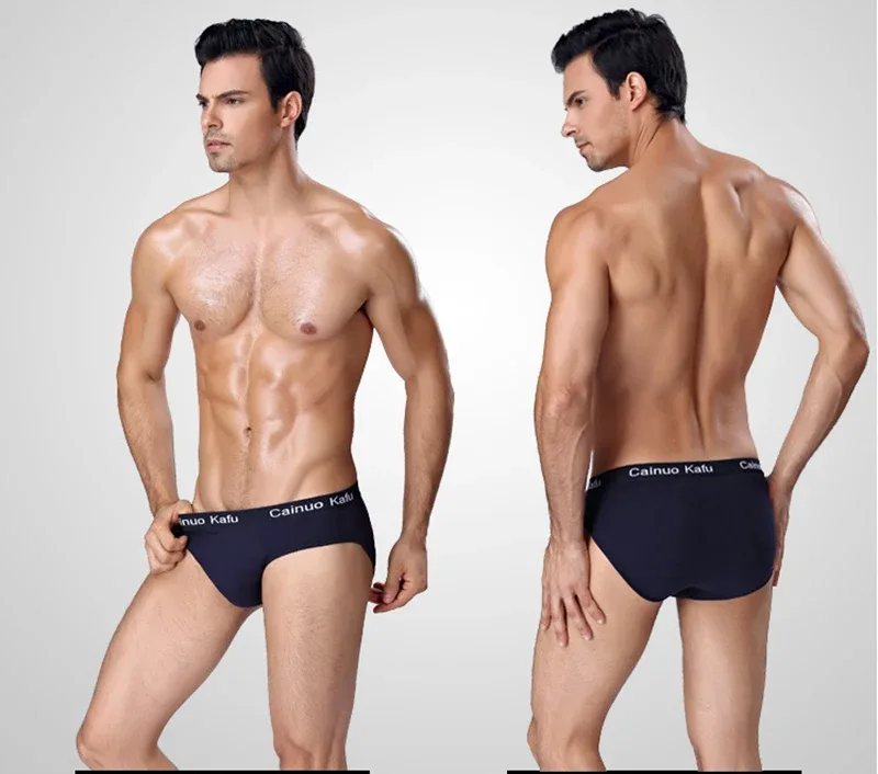 4Pcs/Lot Summer Men's Triangle Pants Plus Size Men's Underwear Sexy Boy Comfortable Solid Underpants Fungi-Proofing Men Panties — image 16
