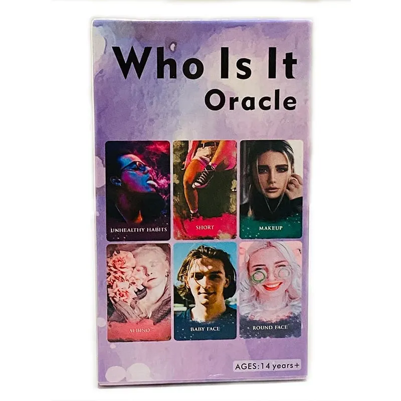 Who Is It Oracle Cards 78 Cards Divination Deck English Vision Edition Επιτραπέζιο παιχνίδι Ταρώ για πάρτι