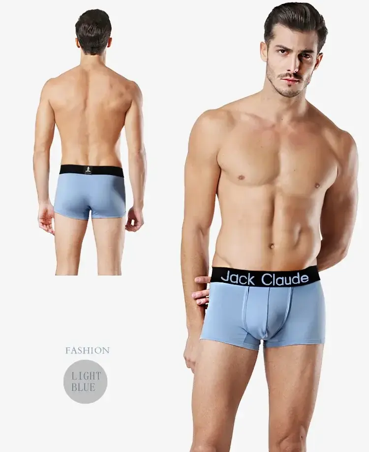 브랜드 남성 속옷 복서 남성 팬티 팬티 남성 꽉 부드러운 속옷 복서 남성 반바지 남자 Boxershorts Hombres Gay — image 9