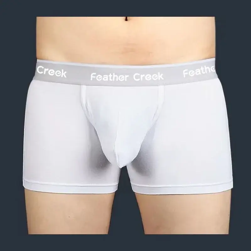Large Pouch Men's Panties U Convex Front Pocket Flat Foot Triangle Sexy Shorts Fashionable Underwear for Men — image 4