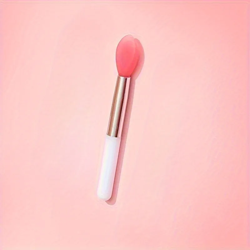 Silicone Lip Brush Set Fragrance-Free Palm-Sized Applicators for Lipstick & Masks with Dustproof Eyeshadow Makeup Brushes — image 5