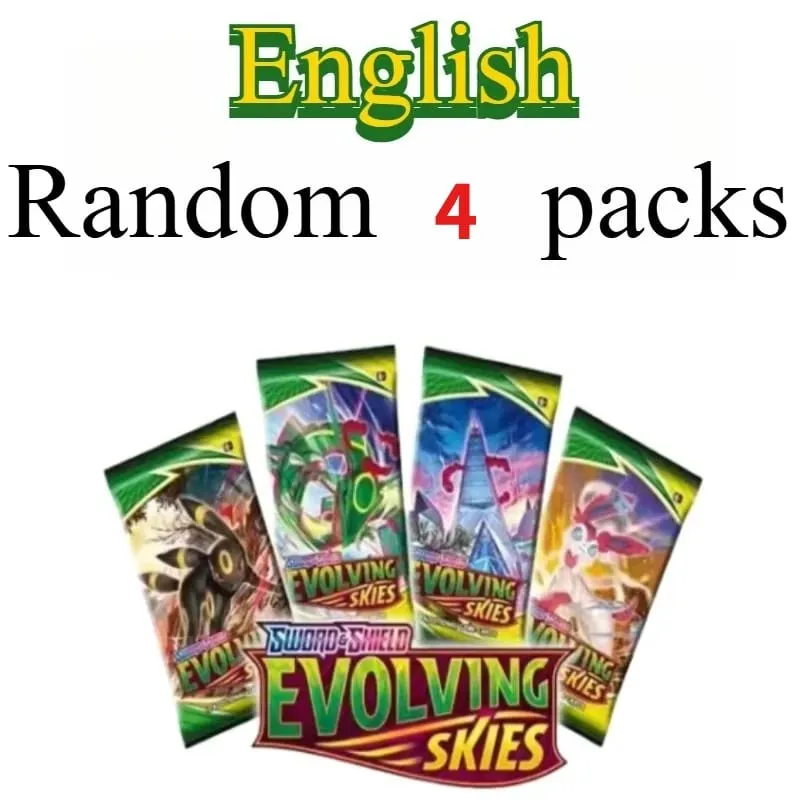 διασκέδαση 40 τεμάχια Pokemon Card Pack 4 Sets Sun Moon Violet 151 Αγγλικές κάρτες συναλλαγών Συλλεκτικά παιχνίδια Halloween Gift Fantasy Sci Fi — image 19