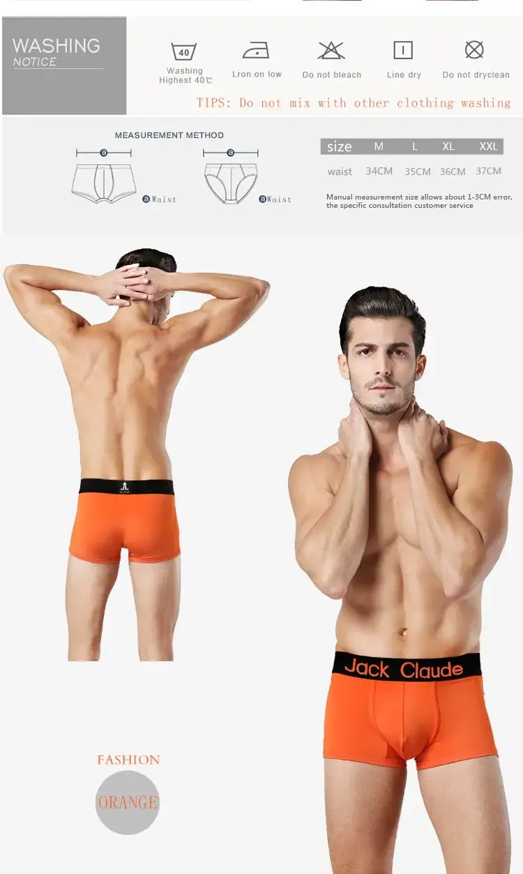 브랜드 남성 속옷 복서 남성 팬티 팬티 남성 꽉 부드러운 속옷 복서 남성 반바지 남자 Boxershorts Hombres Gay — image 5