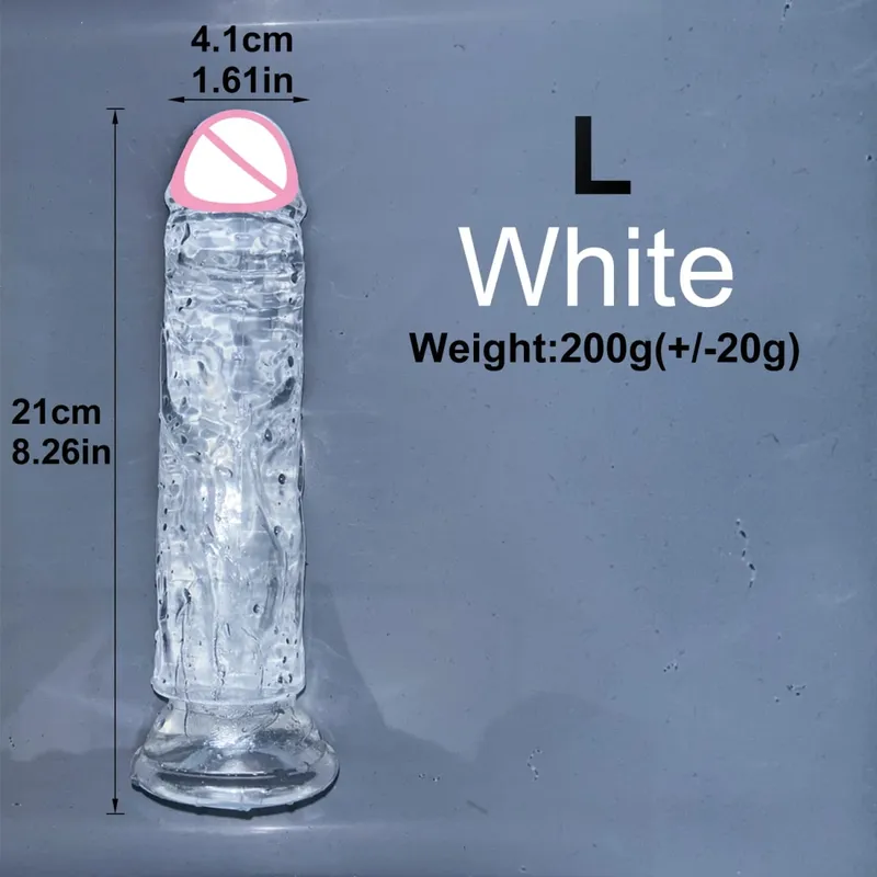 Barato 5 colores pequeño consolador transparente ventosa gelatina pene mujeres erótico sexo Anal juguetes clítoris suave masturbadores vaginales pene — image 10