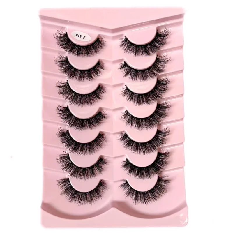 Κλασικές βλεφαρίδες 3D όγκου Faux Mink Lashes Φυσική εμφάνιση Χνουδωτές ψεύτικες βλεφαρίδες Wispy Cat Eye Lashes Αφράτες βλεφαρίδες 3D Mink — image 21