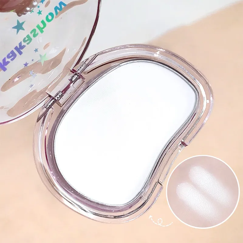 Matte Highlighter Powder Eyeshadow Palette White Long Lasting Natural 3D Brightening Eye Makeup Palette Brighten Face High Gloss — image 4