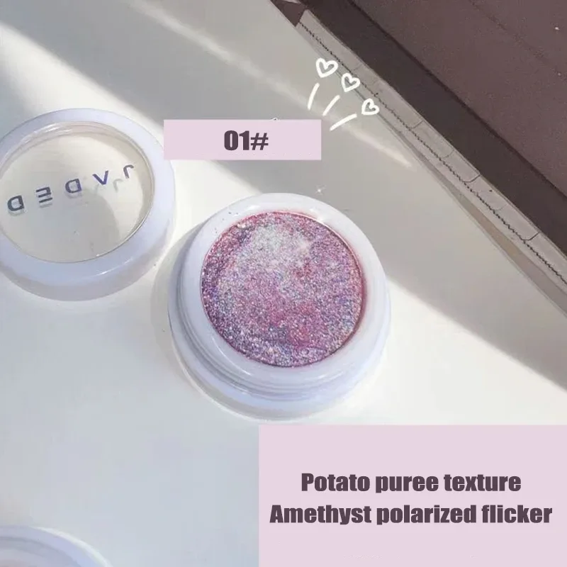 Μονόχρωμη σκιά ματιών Glitter Gold Shining Brighten Eyes Μακιγιάζ Μακιγιάζ μακράς διαρκείας Μακιγιάζ ματιών Brightening Pearlescent Shimmer Eye Shadow — image 10