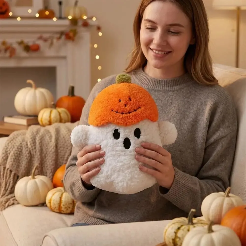 Διακοσμητικό μαξιλάρι Ghost Huggable Ghost Hug Pillow Ύφασμα PP Βαμβακερό γέμιση μαξιλάρι κολοκύθας Halloween μαξιλάρι για γραφείο — image 3