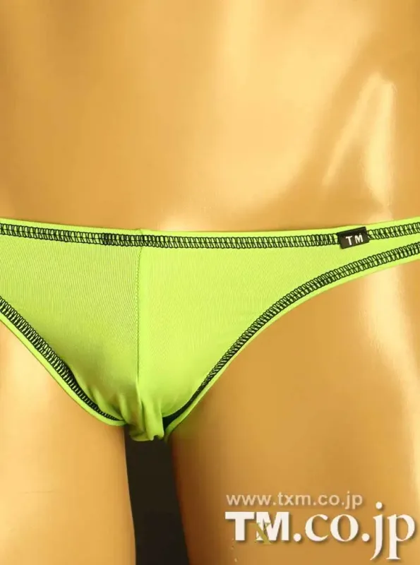 Sexy Male Big Pouch Briefs Contrast Color Binding Edge Low Waist Silky Smooth Candy‑colored Men Daily Intimate Underwear Panties — image 6