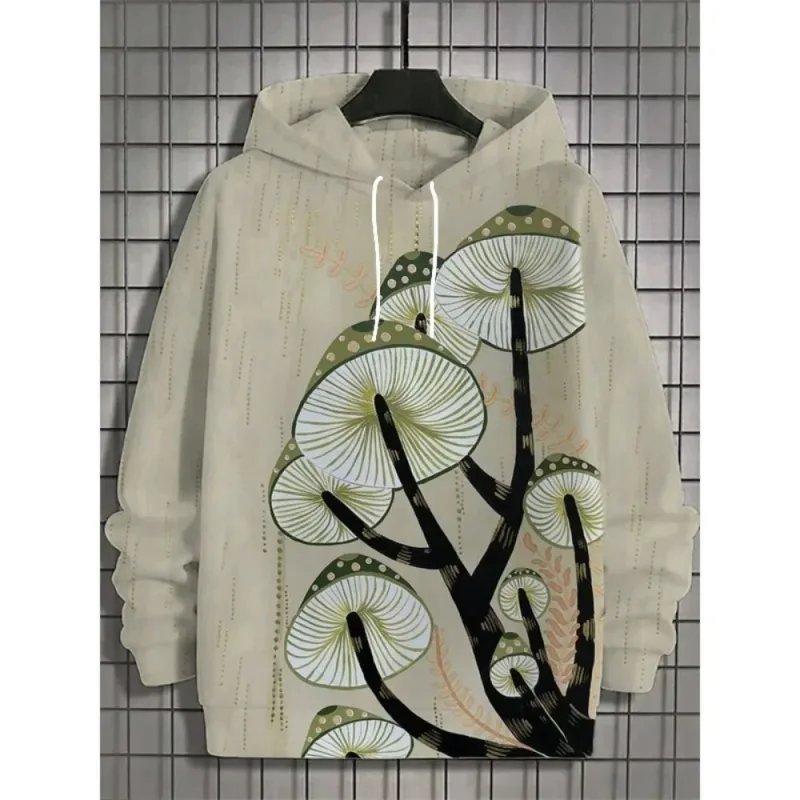 Fuji Mountain Lake Scenery Black Cat Graphic Sudadera con capucha para hombre — image 14