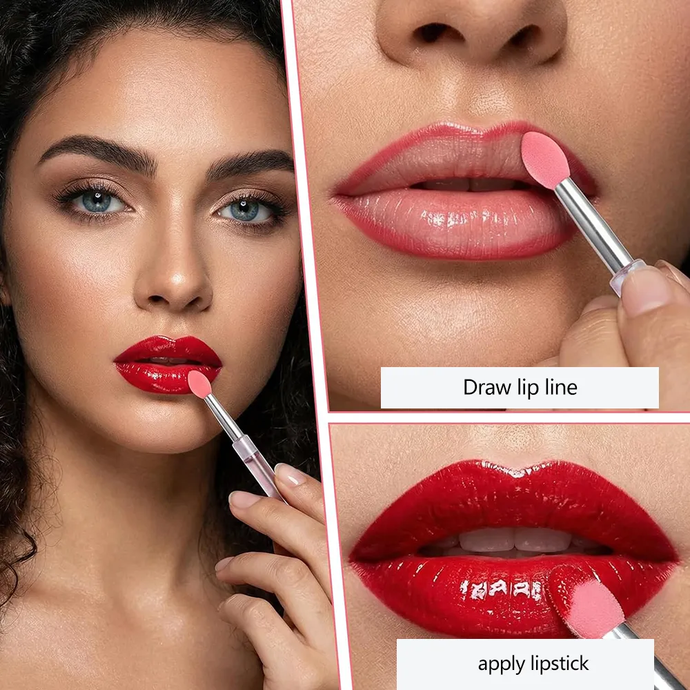 3/15 PCS Silicone Lip Mask Applicator Reusable Lip Brush Transparent Lipstick Tool For Lip Gloss Eyeshadow Brushes Εργαλεία μακιγιάζ