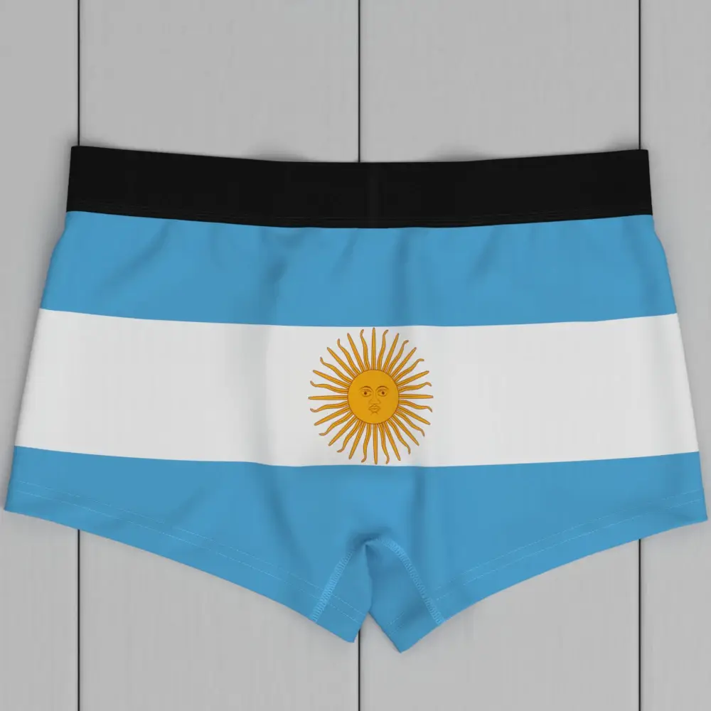 Men's Sexy National Flag Boxer Briefs Underwear New Coming Comfortable Waistband Breathable Fabric