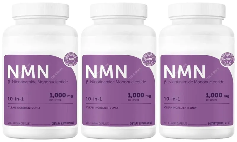 NMN Complex 1000mg ανά μερίδα 10-σε-1 NAD+ Precursor with Resveratrol CoQ10 120 Vegetarian Capsules Daily Support — image 9