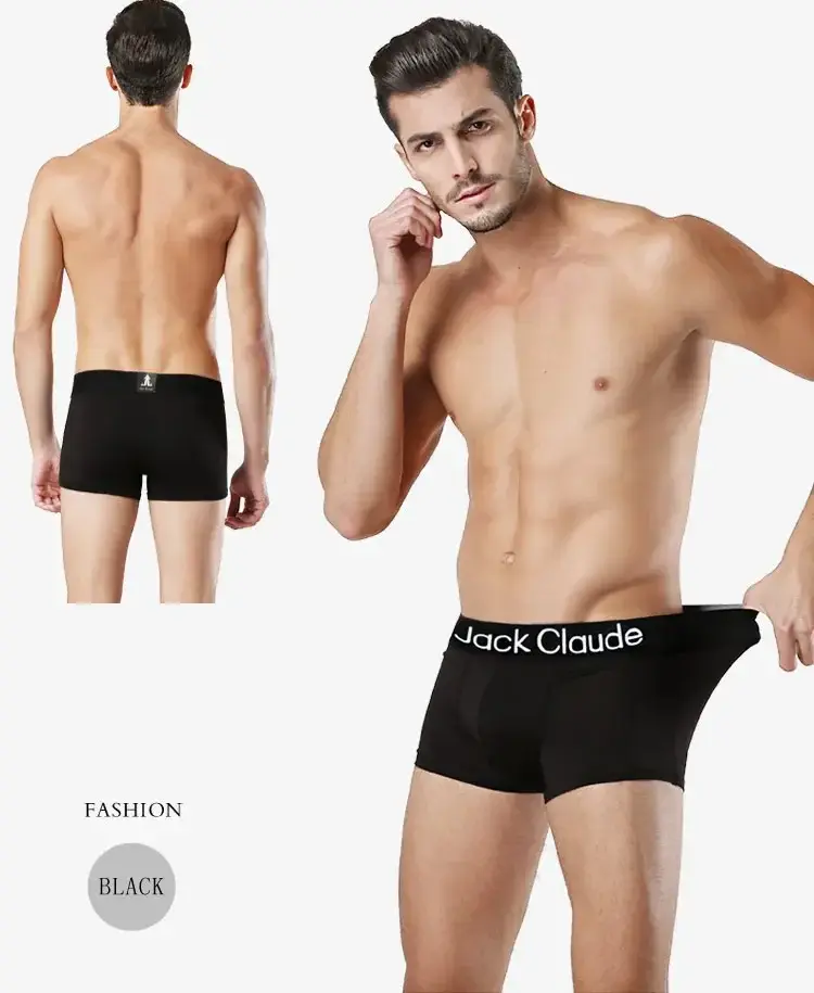 브랜드 남성 속옷 복서 남성 팬티 팬티 남성 꽉 부드러운 속옷 복서 남성 반바지 남자 Boxershorts Hombres Gay — image 7