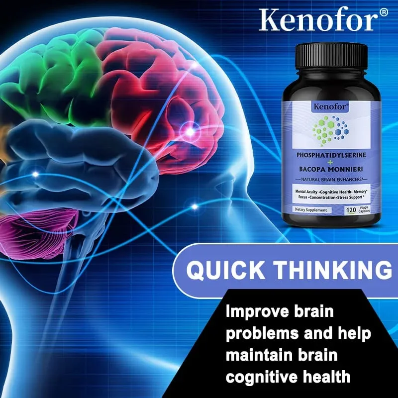 Phosphatidylserine Supplement with Bacopa Monnieri Brain Supplement Supports Healthy Thinking Memory Creativity — image 2
