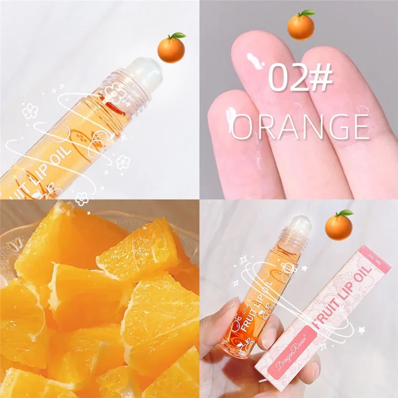 Fruit Lip Gloss Διάφανο Lip Oil Ενυδατικό μειώνοντας τις γραμμές χειλιών Θρέφει τα χείλη Αδιάβροχα Υγρά Καλλυντικά για Χείλη Μεγάλης διάρκειας — image 8