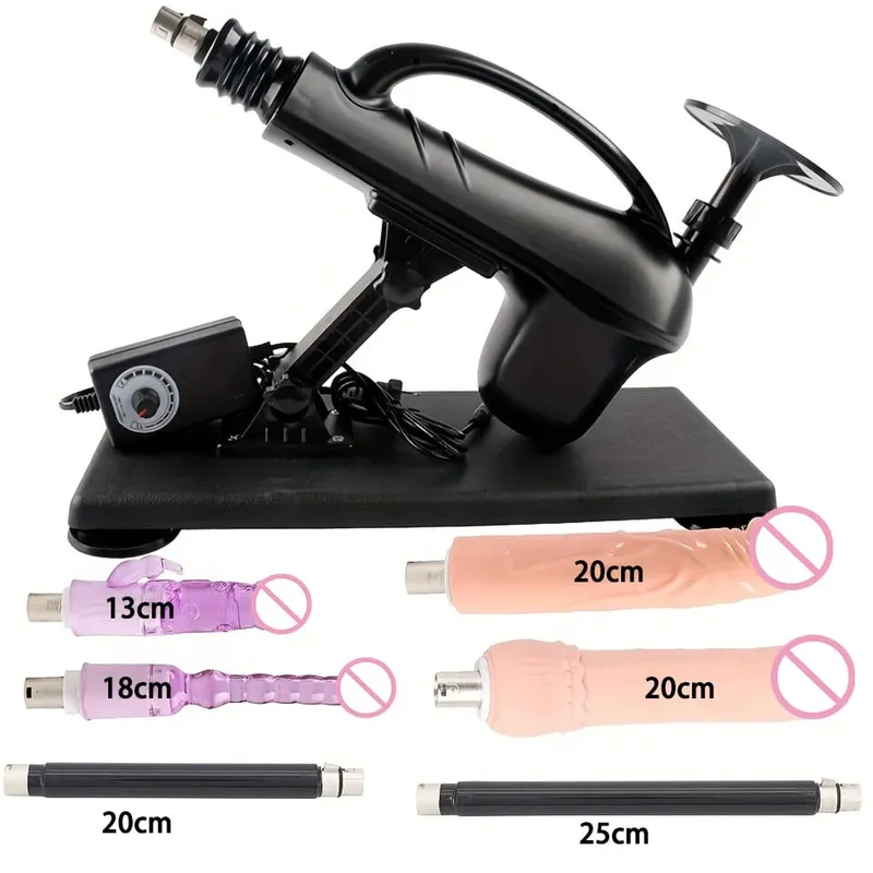 Αυτόματο σεξουαλικό μηχάνημα 3XLR Dildo Attachments Γυναικείο Αυνανισμό Δονητικό όπλο σεξουαλικά παιχνίδια για άνδρες ζευγάρια Προϊόντα ενηλίκων — image 13