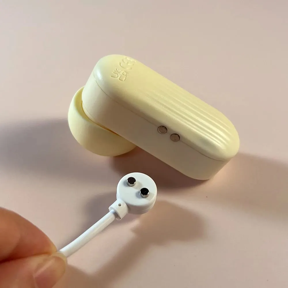 Dream Vibe Echo 2-σε-1 Mini Sucker ακουστικό σε σχήμα κίτρινο Δονητής σεξουαλικού παιχνιδιού Γυναικείας θηλής Κλειτοριαίο μασάζ — image 5