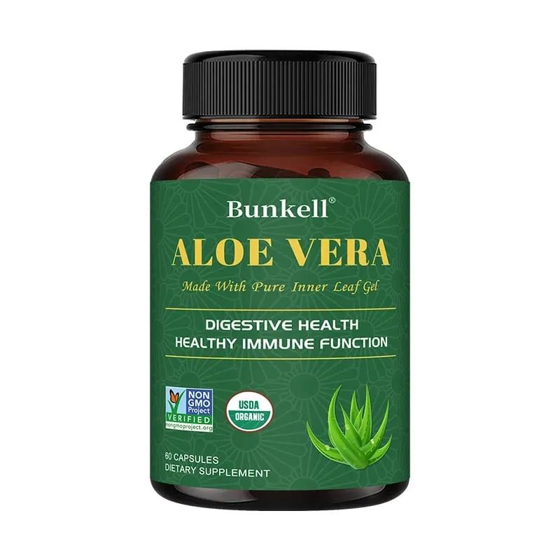 Suplemento de Aloe Vera - Feito com Aloe Vera Orgânico, auxilia na digestão da pele e na saúde das articulações para homens e mulheres — image 9